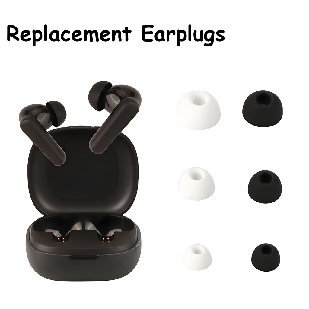 3 ขนาด/6 ชิ้นหูฟังบลูทูธซิลิโคนกันฝุ่นที่อุดหูสําหรับ Anker Soundcore A20i A30i P20i P30i P40i R50i 