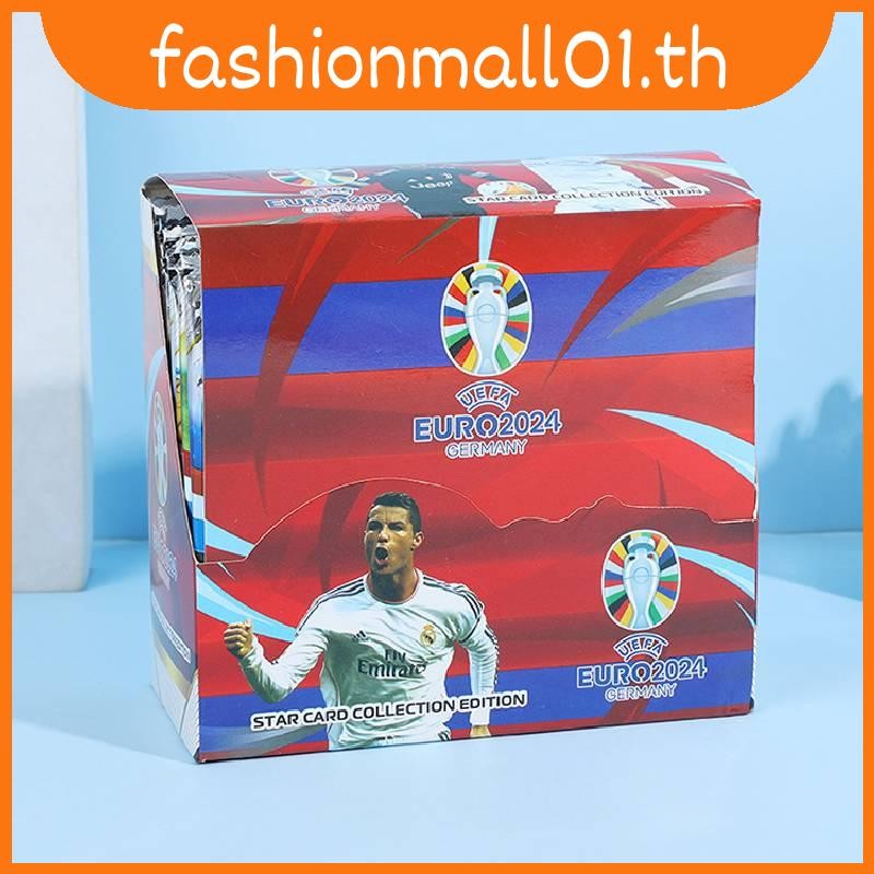 Star การ์ดสะสมฟุตบอลประณีตถ้วยยุโรป Messi Neymar Ronaldo ชุดสะสม