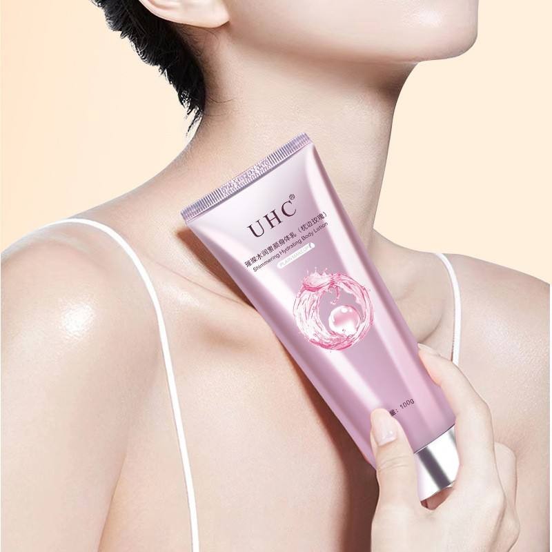 ครีมแต่งหน้าผิวกาย UHC ของแท้ โลชั่นบำรุงผิวคอนซีลเลอร์ไวท์เทนนิ่งสำหรับคนขี้เกียจแต่งหน้าคอให้ขาวข