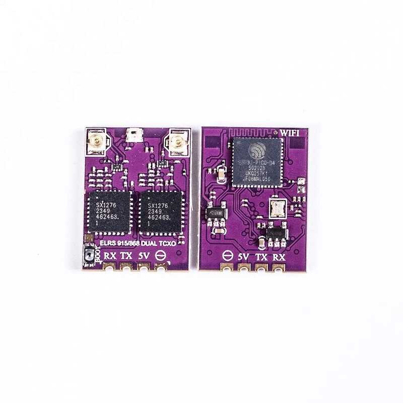 ▥ Es900 DUAL RX ELRS ตัวรับสัญญาณความหลากหลาย 915Mhz / 868Mhz TCXO ในตัวสําหรับเครื่องบิน RC FP