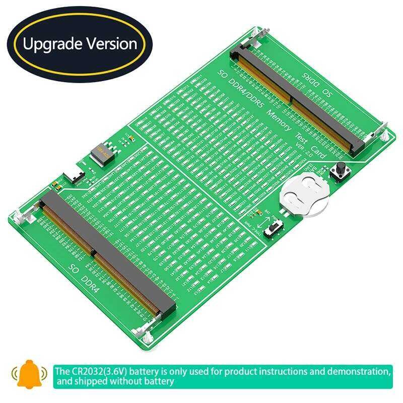 ▥ ▥ แล็ปท็อปดังนั้น Ddr4 Ddr5ความจำการ์ดทดสอบแรมอะแดปเตอร์วินิจฉัยวงจร PCB เครื่องมือทดสอบพร้อม