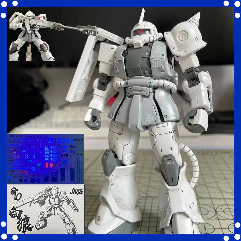 ◆ JMS HG 1 144 Zaku 2 GTO Ms-06C-6 / R6 รูปแบบการประกอบด้วย SHIN MATSUNAGA