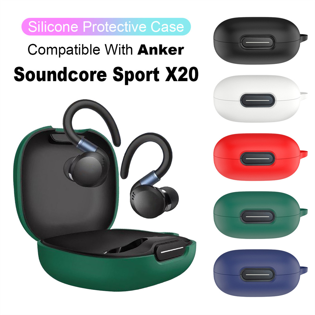 ฝาครอบซิลิโคนกันกระแทกสําหรับ Anker Soundcore Sport X20 หูฟังไร้สายเอียร์บัด