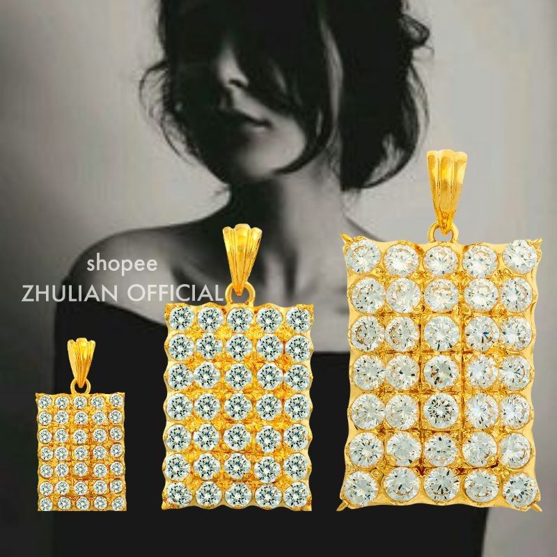 Zhulian (PT5021, PT5022, PT5023) Loket 24K Emas Saduran จี้ Zhulian ชุบทอง 24K.
