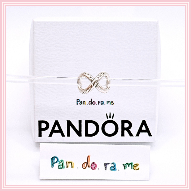 ♞[พร้อมส่ง สินค้าแท้ ] Pandora Forever & Always Infinity Charm XXS