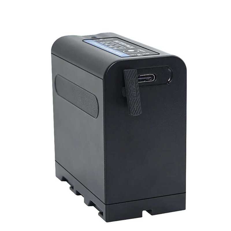 ▥ Np-F980แบตเตอรี่ Np-F950 Np-F970 Np-F930 NP F970แบตเตอรี่สำหรับ Sony F550 F570 Qm91d Np-F975แ