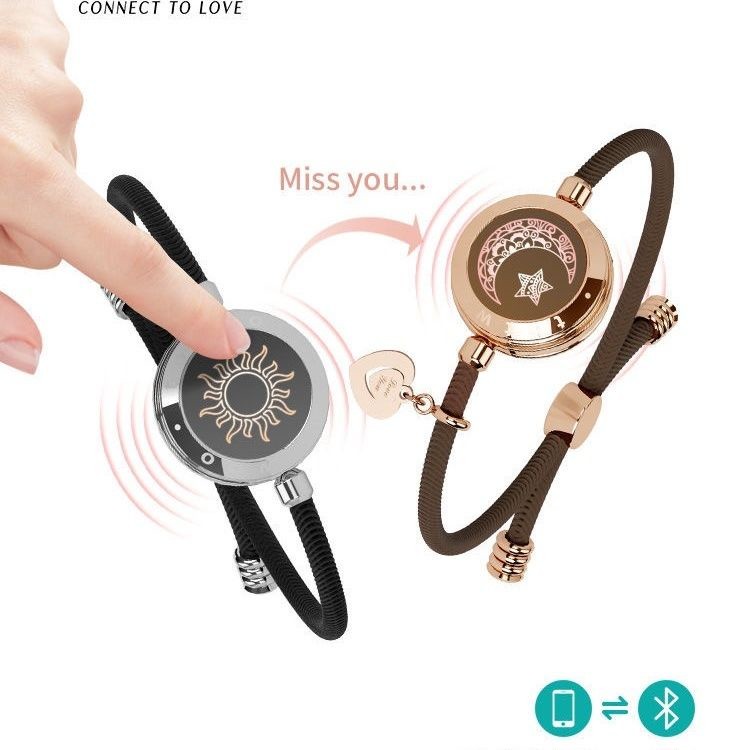 Totwoo Smart Couple Sensing Bracelet Lianlian Series Telepathy Bracelet เป็นของขวัญวันเกิดสำหรับแฟน