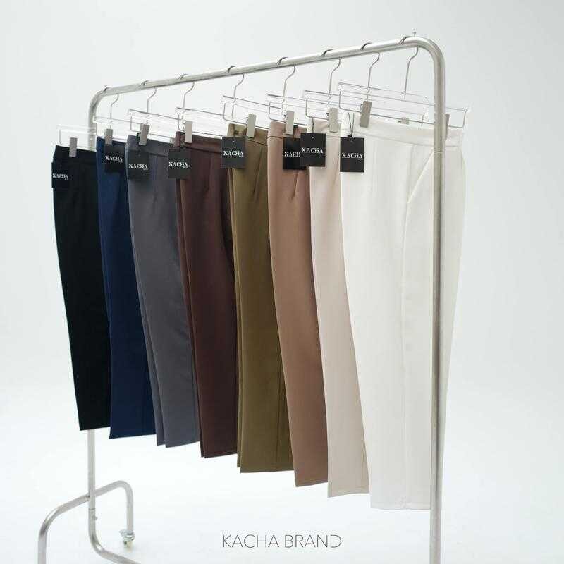 กางเกงสแล็คขาเต่อ สไตล์เกาหลี KACHA BRAND