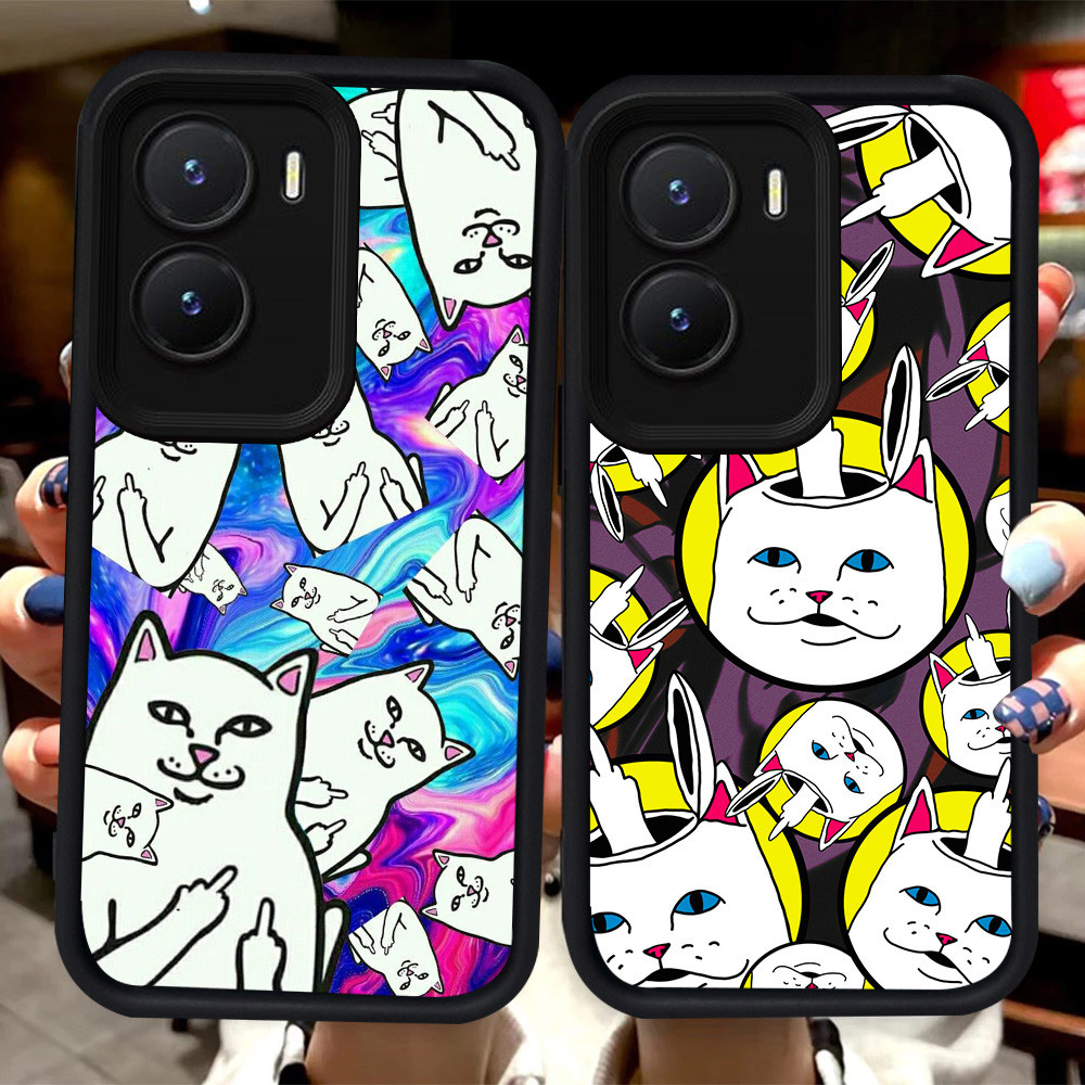 S-1 นิ้วแมวสําหรับ VIVO Y28 Y22 Y15S Y15A Y22S Y01 Y56 Y16 5G ฝาครอบ