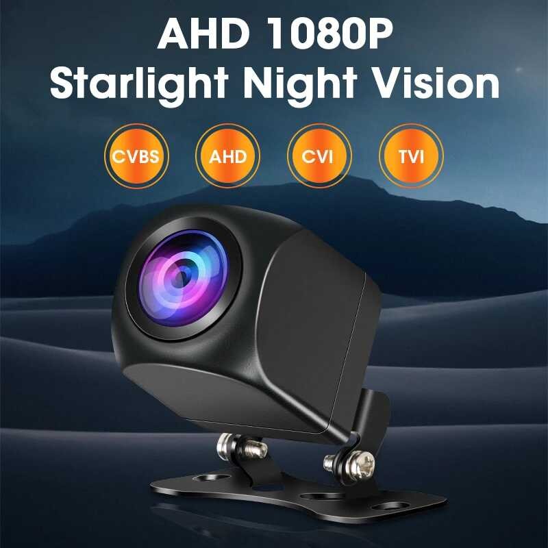 ▥1080P กล้องมองหลังเลนส์ Fisheye สำหรับ DVR Dash Cam Night Visio
