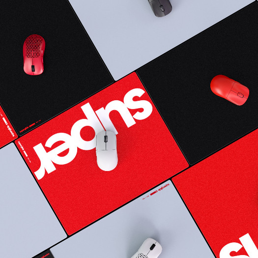 แผ่นรองเมาส์ GAMING MOUSE PAD PULSAR Superglide Glass Mousepad L (420 x 330mm) &  XL (490 x 420mm)