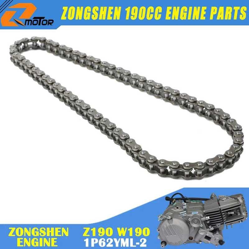 ▥ รถจักรยานยนต์เครื่องยนต์ Starter โซ่25h 66  สำหรับ62mm Bore Zongshen ZS 190Cc Z190 W190