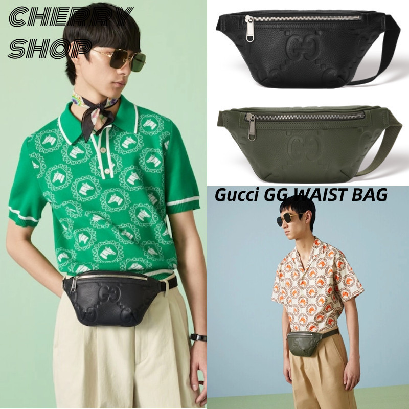 แบรนด์ใหม่และเป็นของแท้/กุชชี่ Gucci Super Double G Small Belt BagWaist Bags&Chest Bags กระเป๋าคาดเ