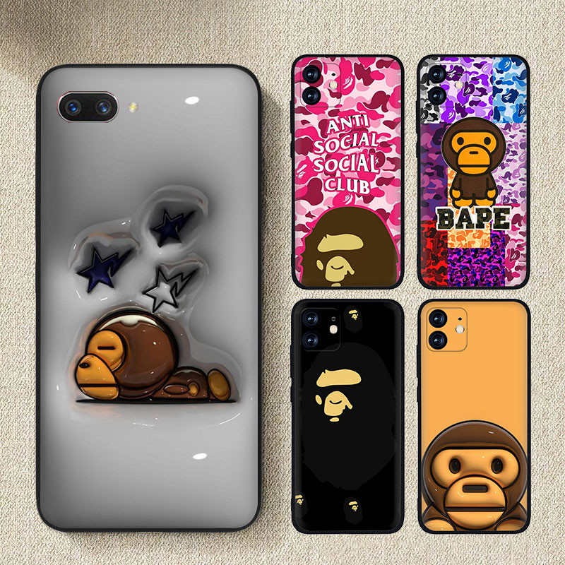 เคสโทรศัพท์แบบนุ่มสําหรับ Huawei Nova 2i 2Lite 3i 4E 5i 5T 7 7SE 8i YX27 Bape ซิลิโคน TPU Shell
