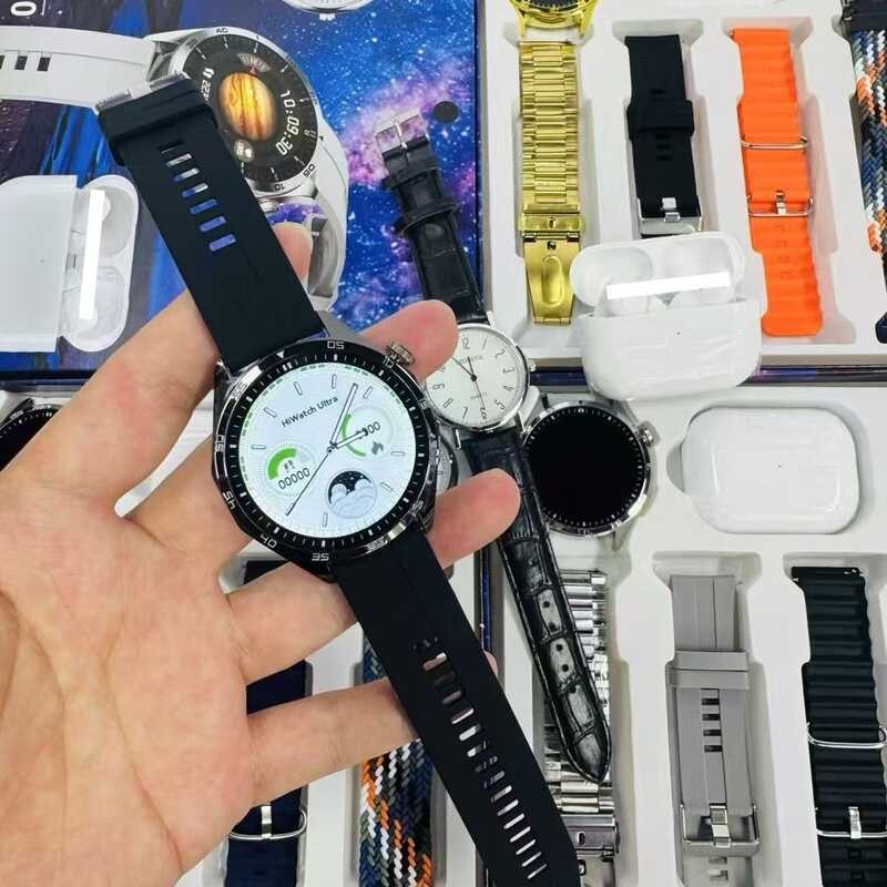 Mvp-200 ใหม่ สมาร์ทนาฬิกาหน้าจอกลมกับหูฟังบลูทู ธ แฟชั่นนาฬิกากลไก 4 สายคล้องคอ