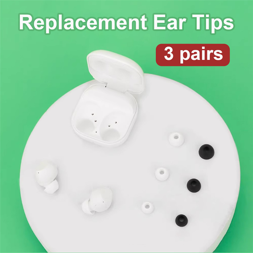 สําหรับ Samsung Buds FE ซิลิโคนเปลี่ยนเคล็ดลับหู Soft Eartips แผ่นรองหูฟังเบาะรองนั่ง