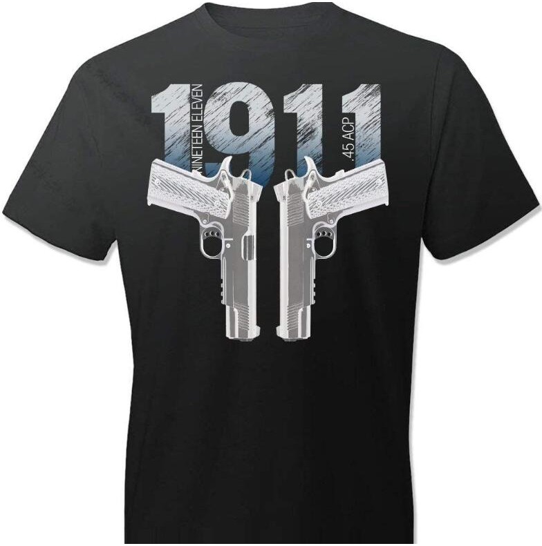 ในกรณีของ Emergency We Dial 1911 เสื้อยืดแขนสั้นสีดํา