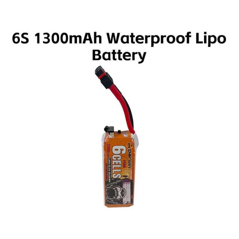 ▥ Darwinfpv 6S 1300Mah แบตเตอรี่ Lipo กันน้ํา ▥
