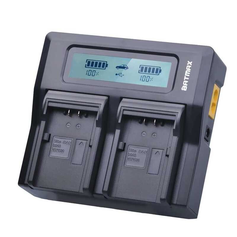 ❃ Ultra Quick LCD Battery Charger Dual สำหรับ Vw-Vbd58 Vbd29 Vbd58 Vbd78 D54s แบตเตอรี่ Panason ❃