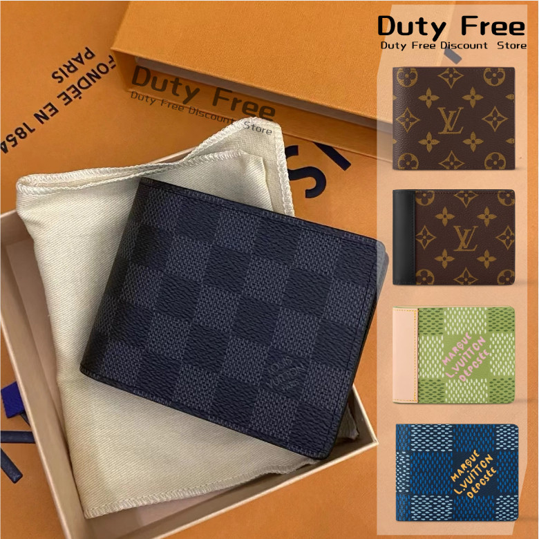 2024 LV Louis Vuitton Men's Wallet Women's Wallet Card Holder Coin Purse กระเป๋าสตางค์ผู้ชาย