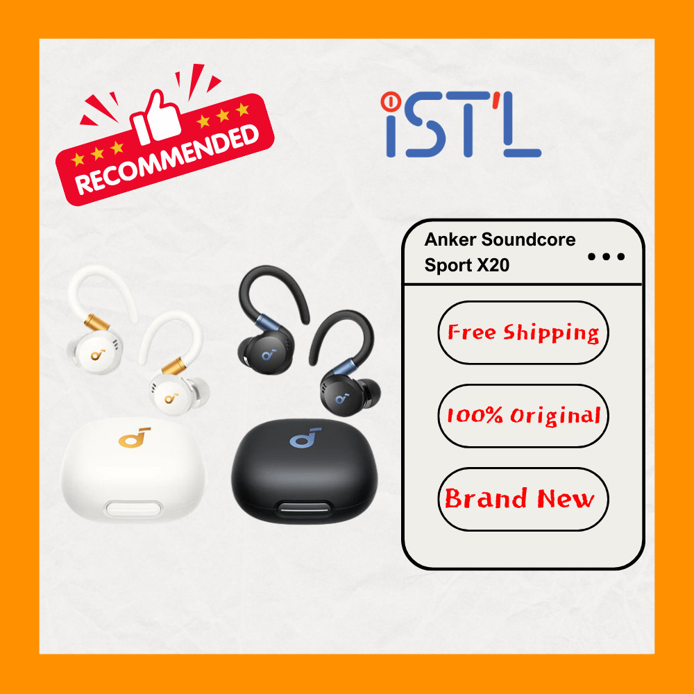 Anker Soundcore Sport X20 In-Ear with Hook True Wireless Sport Bluetooth Earbuds