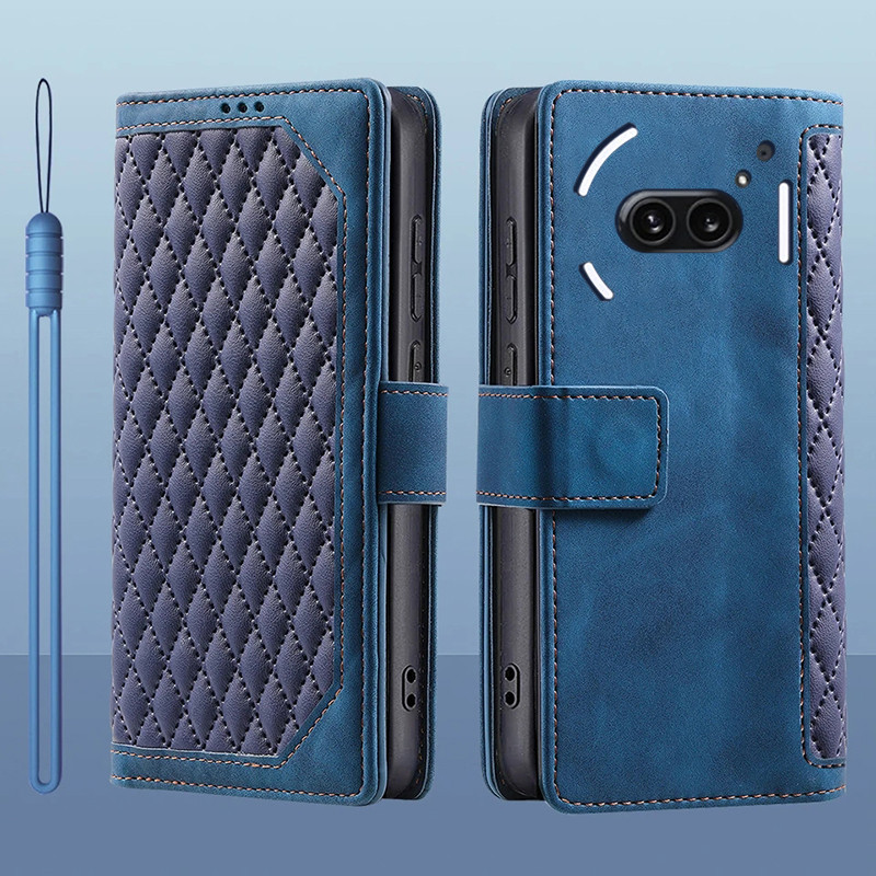 For Nothing Phone (2a) Plus Flip leather Card Holder Book Wallet stand Full Protection Case For Noth