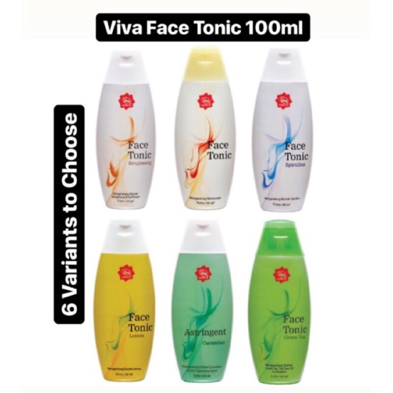 ในสต็อก Viva Milk Clenser And Face Tonic 100ml (EXP 2024)