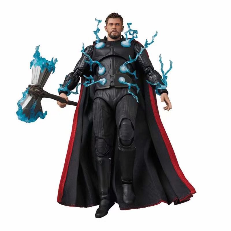 MAF 104 Avengers 3 Infinity War Thor Odinson Action Figure รูปโมเดล