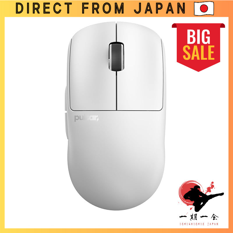 Pulsar Gaming Gears X2V2 Wireless Gaming Mouse Ultra-Lightweight 53g Symmetrical 2.4GHz 1ms 26000 D