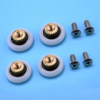 4ชิ้น19มิลลิเมตรห้องอาบน้ําห้องน้ําประตูบานเลื่อนกระจกลูกกลิ…