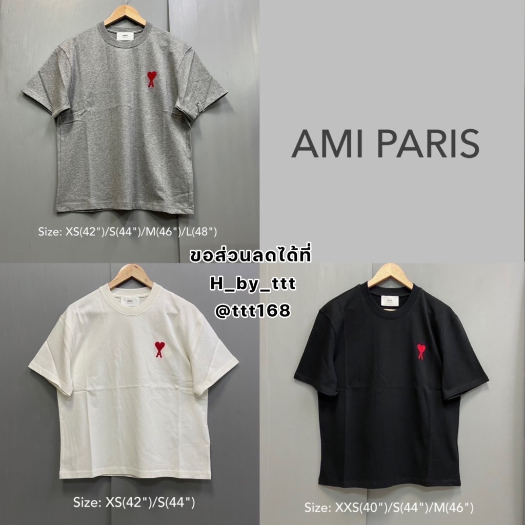 AMI PARIS  เสื้อยืด ของแท้ erui
