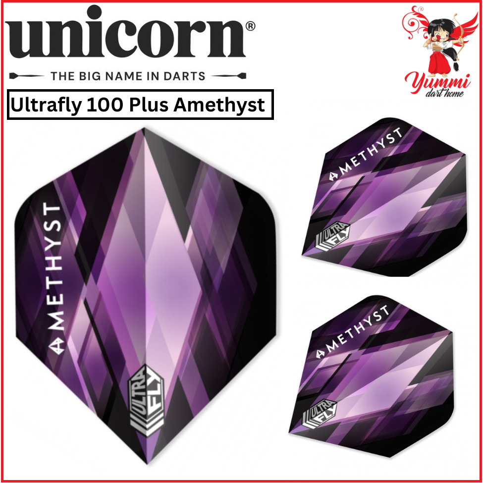 Unicorn Dart Flight Ultrafly 100 Plus Dart Flight Amethyst ลูกดอกเที่ยวบิน