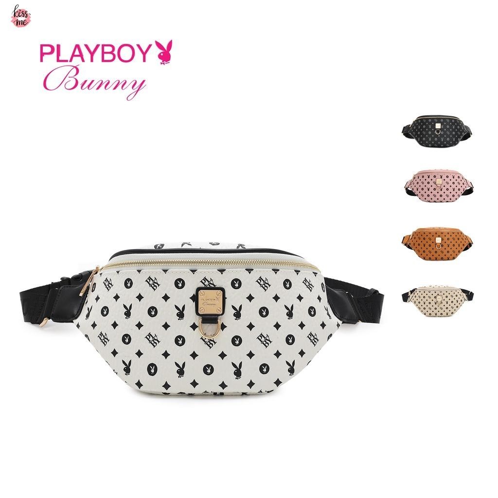 Ja3 Ja3AYBOY BUNNY Monogram กระเป๋าคาดเอว/กระเป๋าคาดหน้าอก BSQ 7685 หลากสี