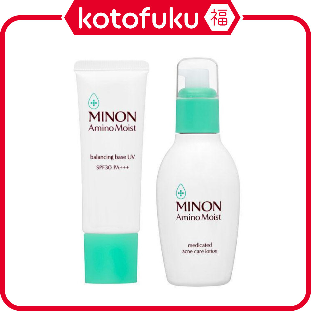 Minon Amino Moist Balancing Base Uv Spf30/Pa+++ 25G / Medicated Acne Care Lotion 150Ml Jp
