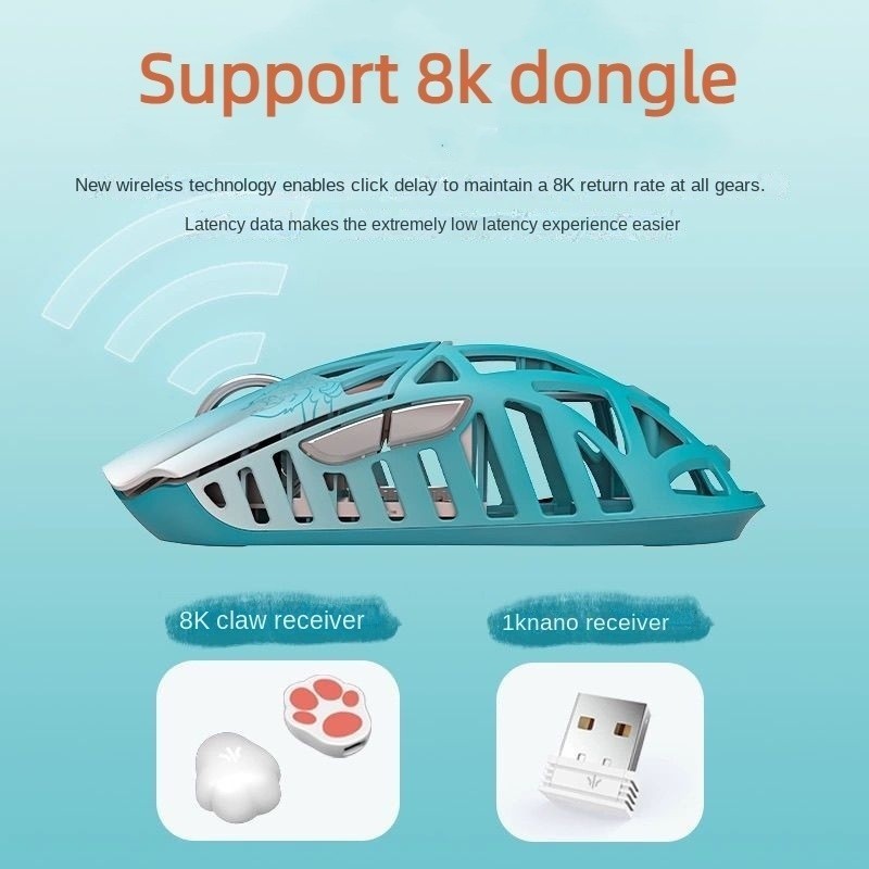 【พร้อมส่ง】Wlmouse Beast X เมาส์แมกนีเซียมอัลลอย เซนเซอร์ 3395 น้ําหนักเบา