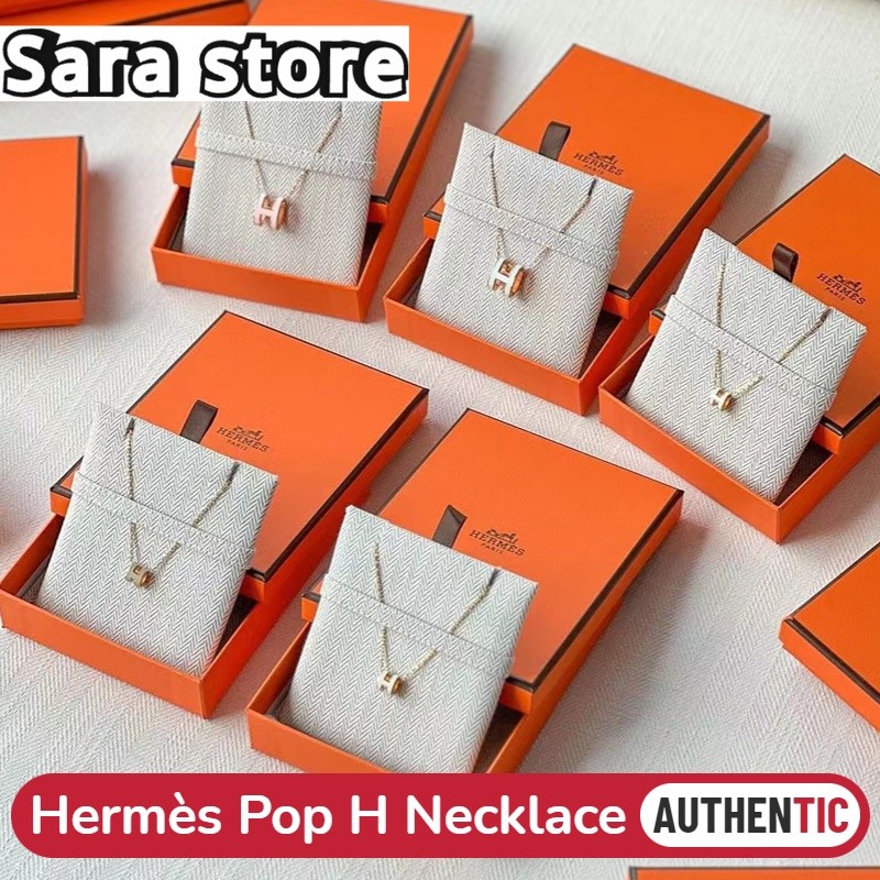 เฮอร์มีส Hermès POP H Necklaces & Mini POP H Necklaces Gold/ Rose Gold/ Silver สร้อยคอเฮอร์มีส มีหล