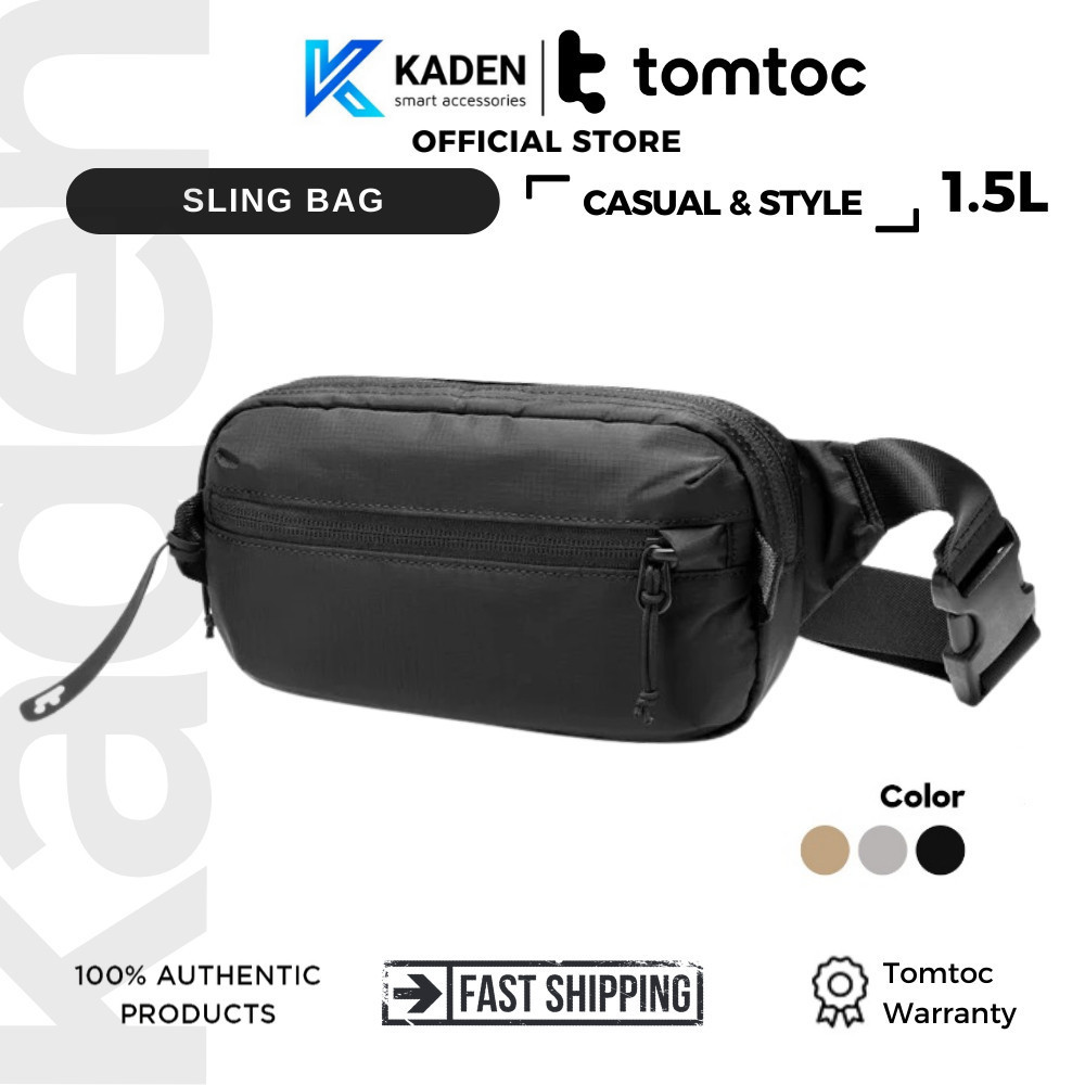 Fashion Tomtoc Cross-body Bag (Usa) Aviator-T33 Chest Bag 1.5L - T33S1-ของแท้