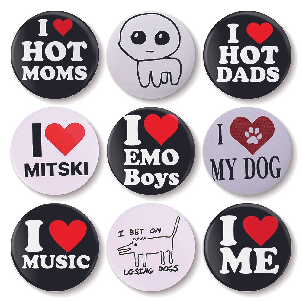 30 ประเภท Tinplate Pins I Love Me EMO Boys เพลงการ์ตูนนุ่มเข็มกลัดปุ่มตลกน่ารักป้ายกระเป๋าเป้สะพายหลังเครื่องประดับที่กําหนดเอง