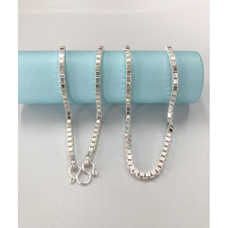 สร้อยคอลายอิตาลีเงินแท้925 เครื่องประดับเงินแท้ สร้อยคอ สร้อยเงินแท้