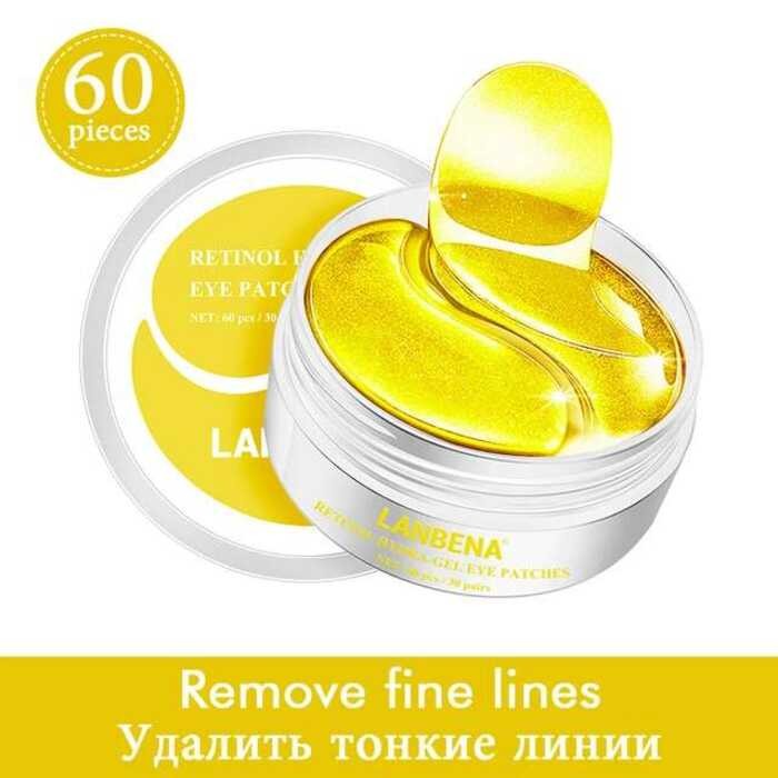 ▥ นาฬิกาlanbenaหน้ากากคอลลาเจนretinol Eye Patch Hyaluronic Acid Moisturizin