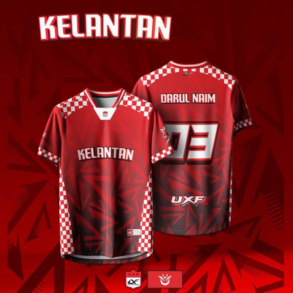 [READY STOCK] UXFACTORY KELANTAN JERSEY SUBLIMATION