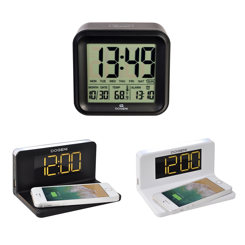 ♞,♘,♙DOGENI นาฬิกาปลุก ตั้งโต๊ะดิจิตอล รุ่น TDP001,TDP004 (TDP001BL,TDP004BL,TDP004WT) mnb