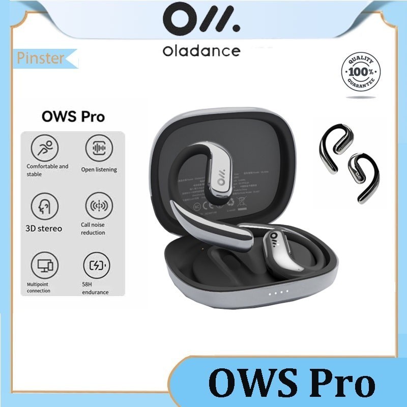 【พร้อมส่ง】Oladance Ows Pro หูฟังบลูทูธไร้สาย กันรั่วซึม เปิดเต็มรูปแบบ (รวมช่องชาร์จ) สําหรับเล่นกี