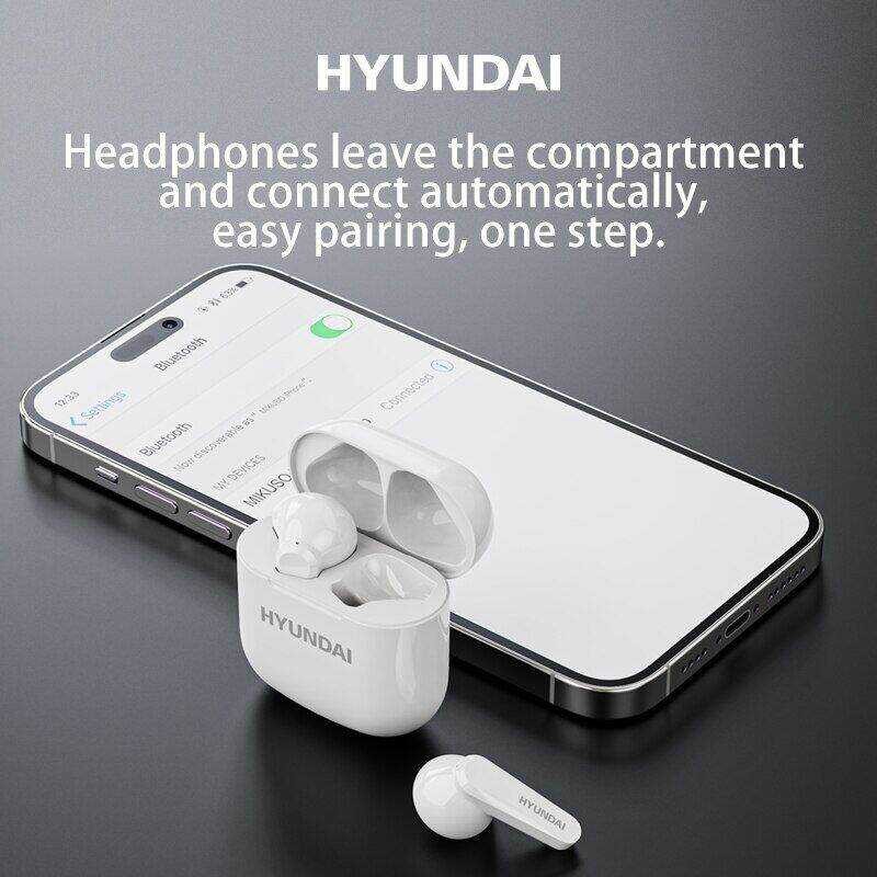 ❤ Hyundai Hy-T14หูฟังบลูทูธหูฟังเอียบัดไร้สายเบสที่ยอดเ