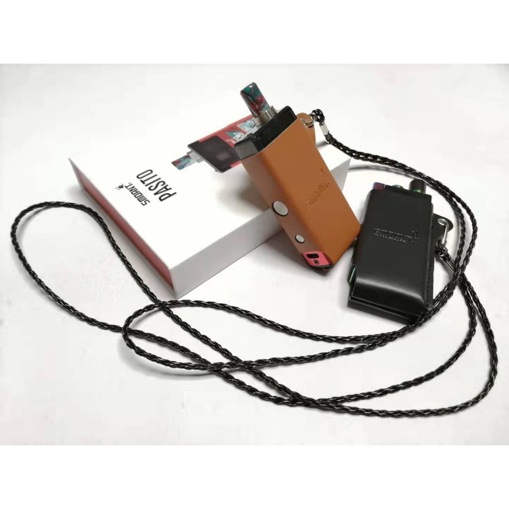 ในสต็อก Smoant Pasito Pod Lanyard PU Leather Case Cover Sleeve Pouch Carrying Bag Pocket