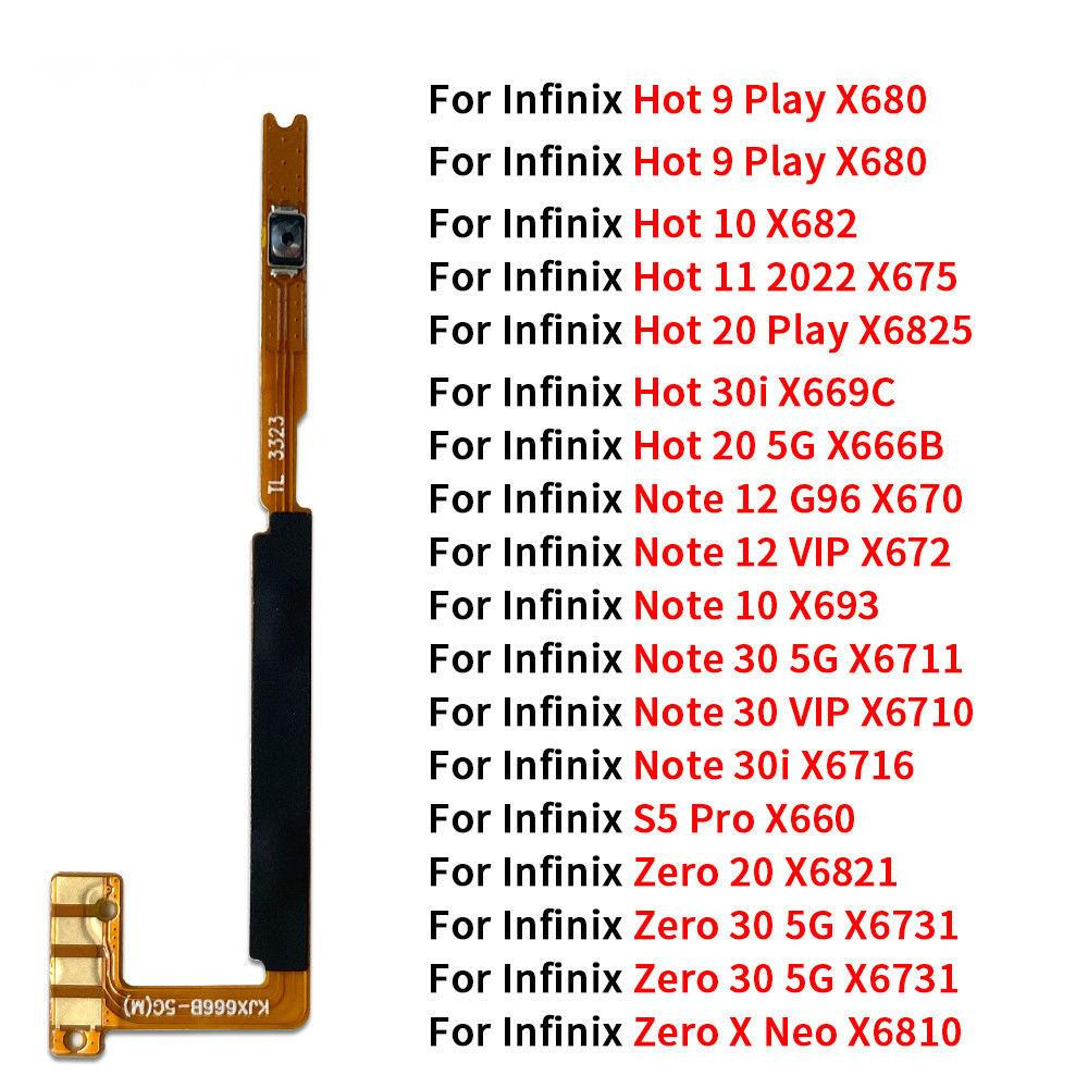 สําหรับ Infinix Hot 9 10 11 20 30I หมายเหตุ 10 12 Vip 30 30I S5 Pro Zero 20 30 Zero X680 X682 X675 X