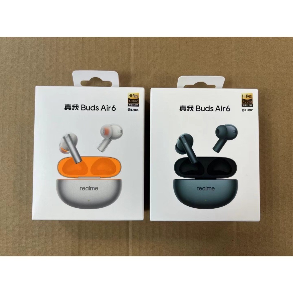 Original Realme Buds Air 6 TWS หูฟัง Hi-Res LHDC 5.0 Active ตัดเสียงรบกวน 50dB True หูฟังไร ้ สายบล