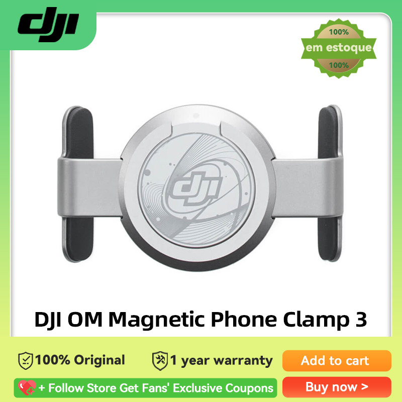 DJI OM Magnetic Phone Clamp 3 Sleek Magnetic Quick Connection สําหรับอุปกรณ์เสริม DJI Om Original ใน