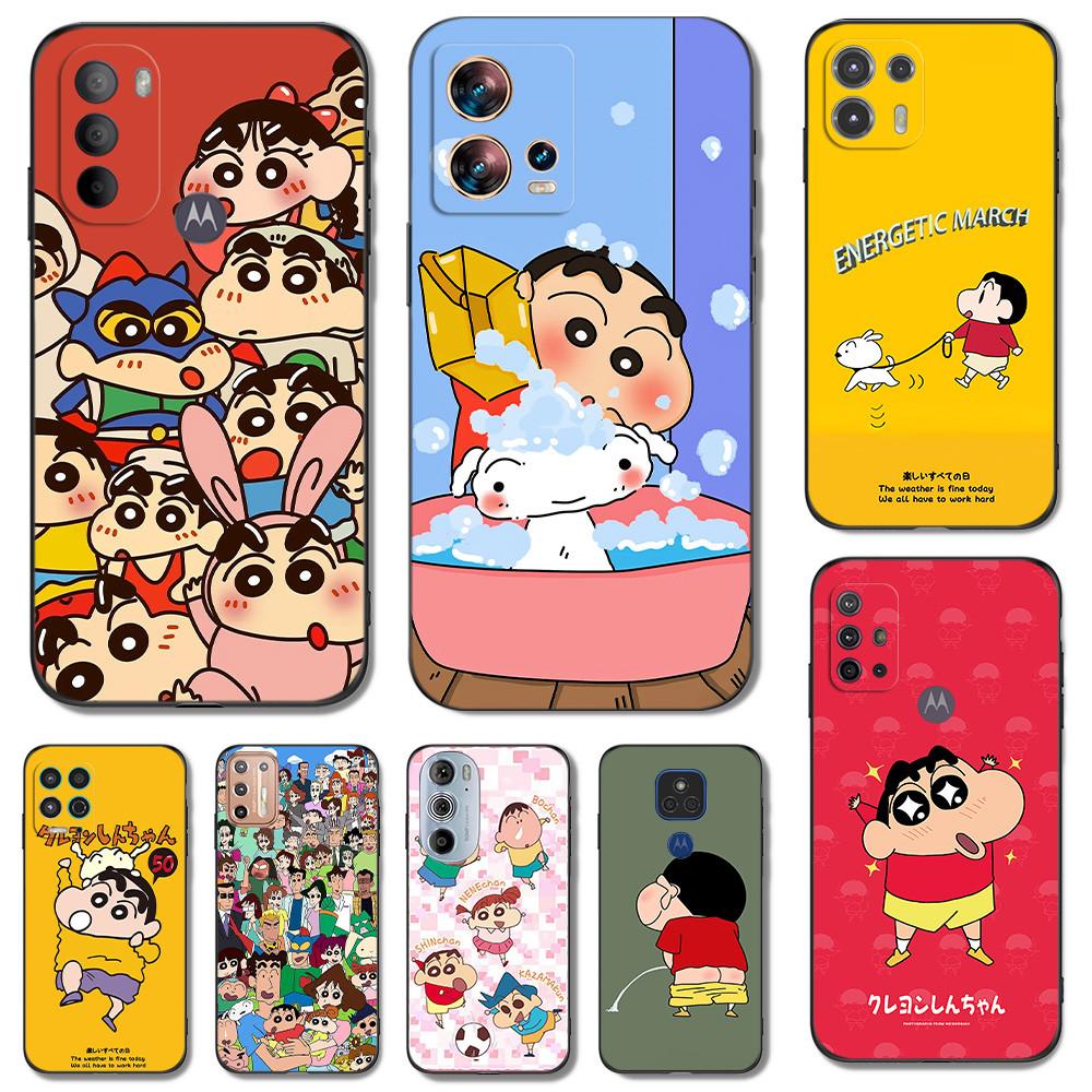 เคสชินจัง Motorola Moto E6 / E6 Play E6 Plus / E6I 2021 / E6S 2020 Case ชินจัง เคสซิลิโคน เคสน่ารัก 