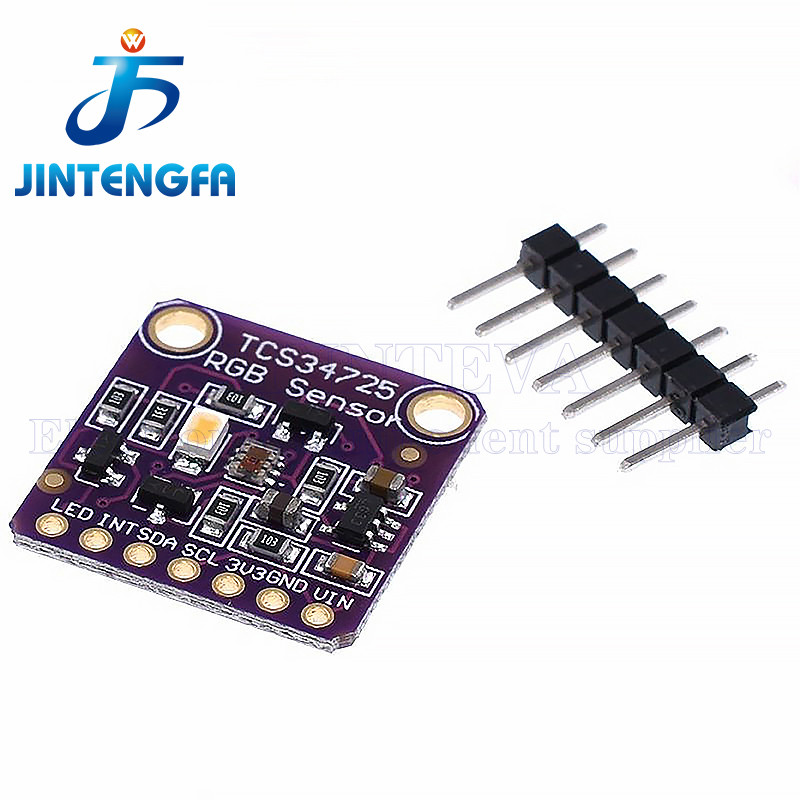 1PCS 34725 TCS34725 สีเซ็นเซอร์ RGB สีเซ็นเซอร์ Development Board โมดูลสําหรับ Arduino